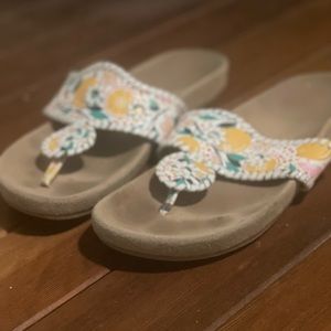 Jacks Comfort Sandal - priced low due to broken strap